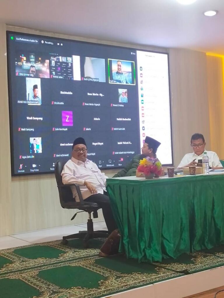 Pra-Konferwil ISNU Jatim di Aula KH Bisri Sansuri PW NU Jawa Timur, Surabaya, Selasa (14/11/2023). _(*/ISNU/pna)_